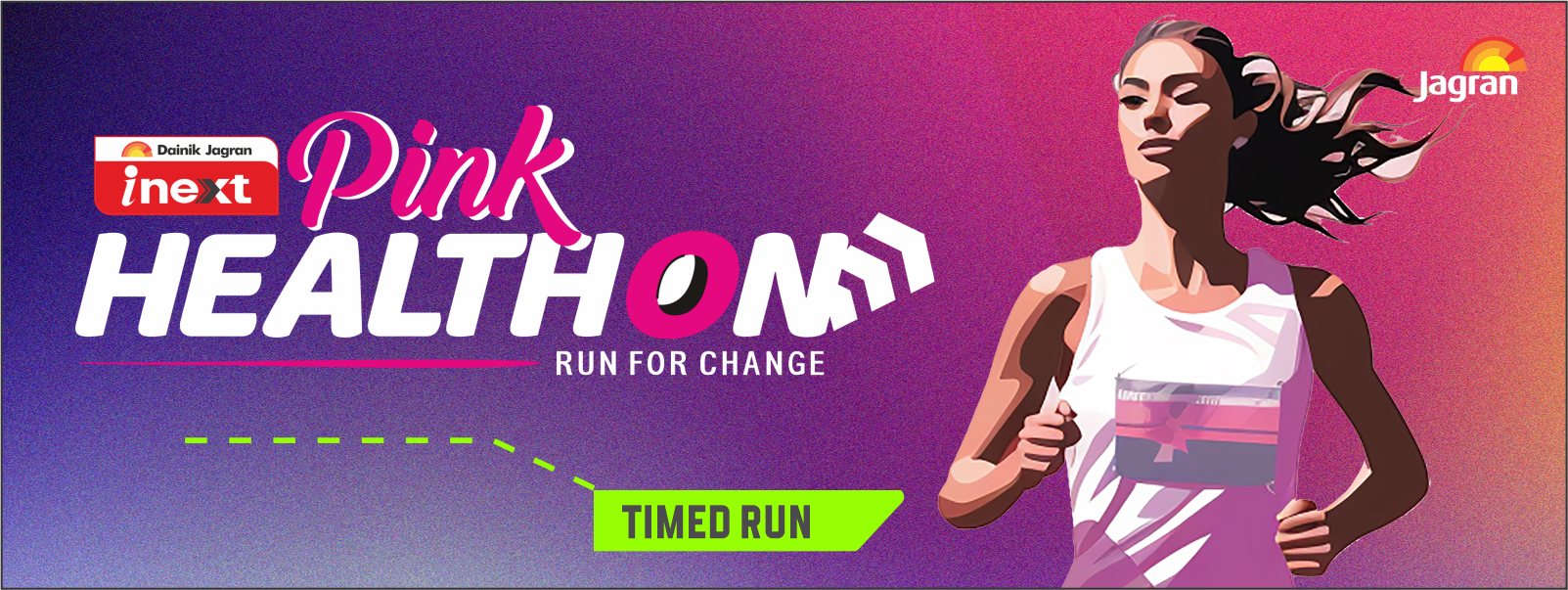 Pink Healthon Banner